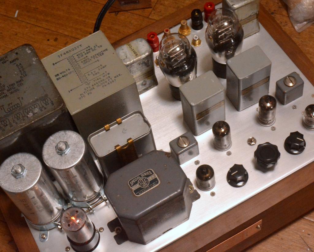 71A SE tube amplifier with phono stage 396A * work as preamp or power amp 1W