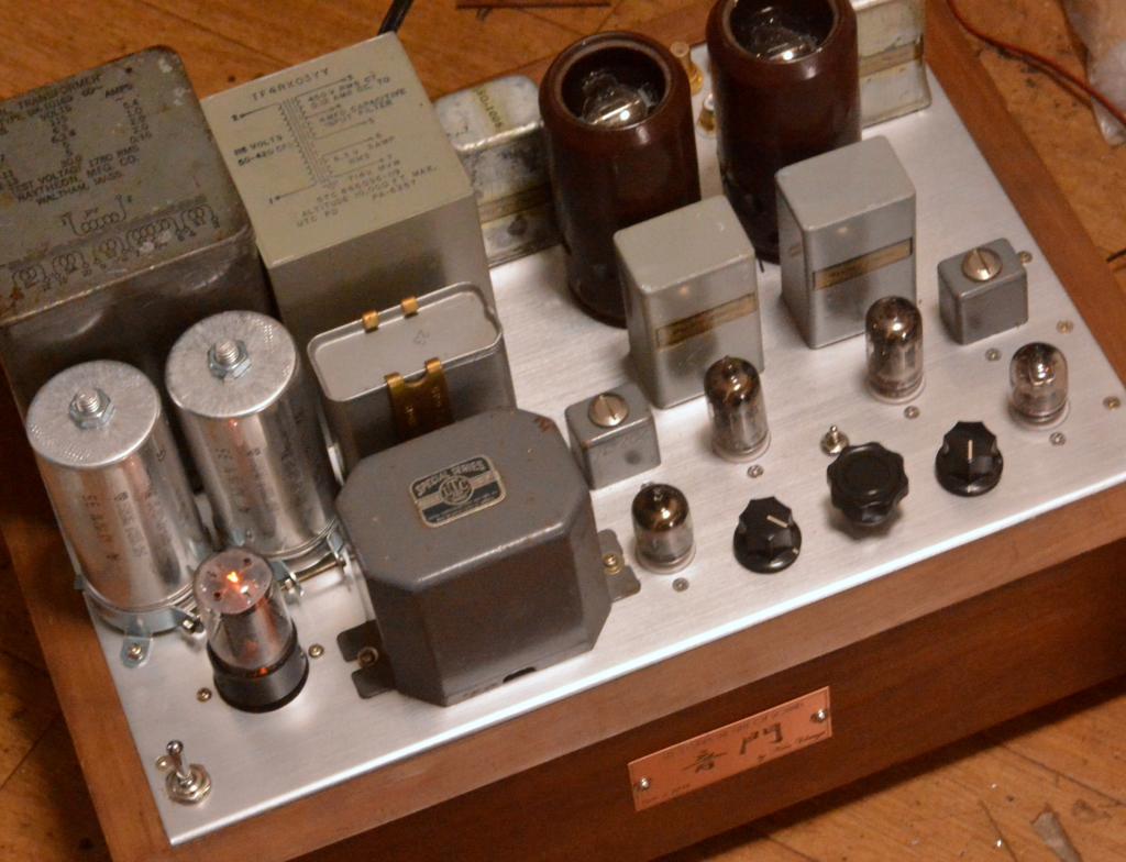 71A SE tube amplifier with phono stage 396A * work as preamp or power amp 1W