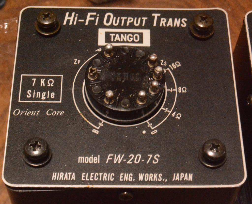 HIRATA TANGO SE OPT transformer FW-20-7S special made for 10Y, VT-62 para SE tube amplifier