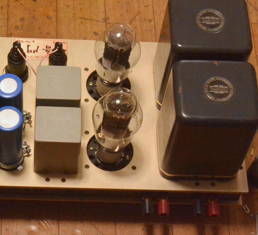 300B SE Western 91B type tube amplifier  TAMURA transformers & HIrata TANGO interstage transformer