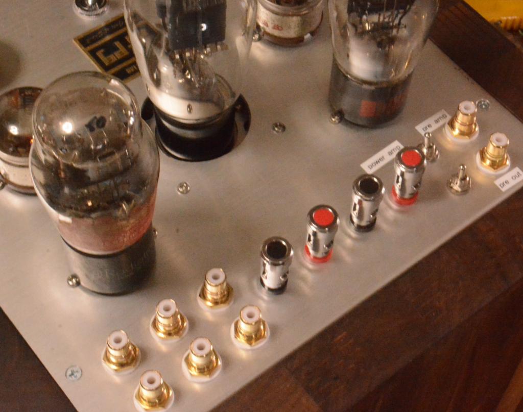 "The Tesseract" 45 SE tube amplifier using as power amp or preamp