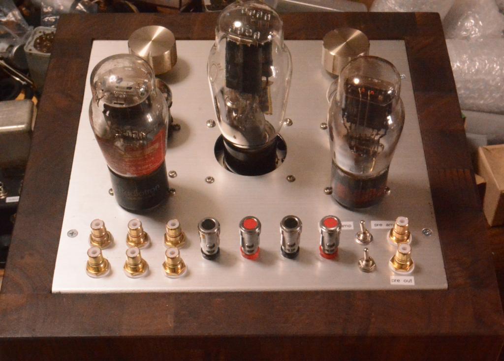 "The Tesseract" 45 SE tube amplifier using as power amp or preamp