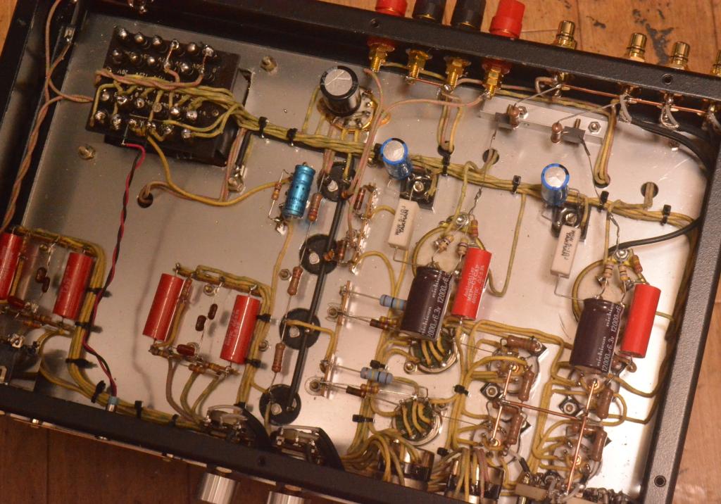 We396A-71A tube stereo headphone, line preamp, booster, amplifier with tone control