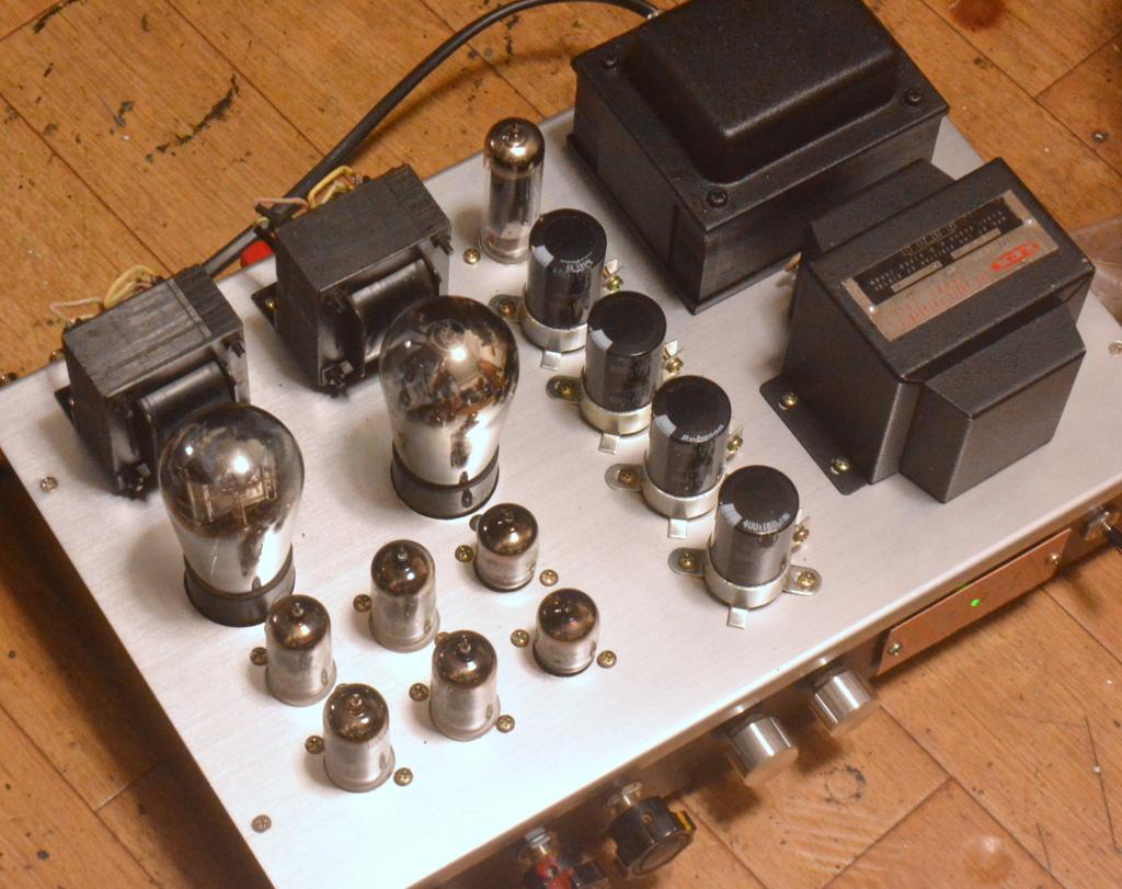 We396A-71A tube stereo headphone, line preamp, booster, amplifier with tone control