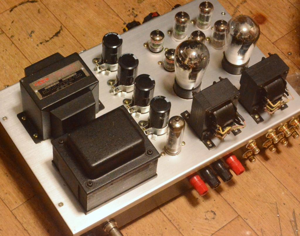 We396A-71A tube stereo headphone, line preamp, booster, amplifier with tone control