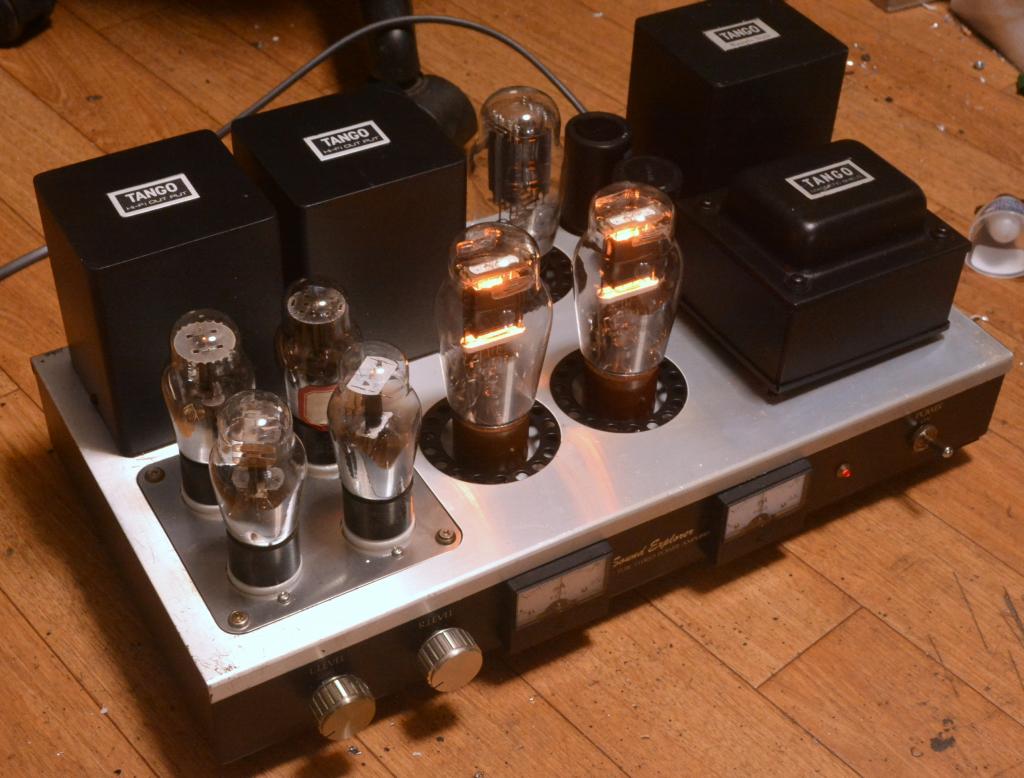 Sound Exprorer SL-770 VT-62/801 stereo tube amplifier ALL TANGO transformer