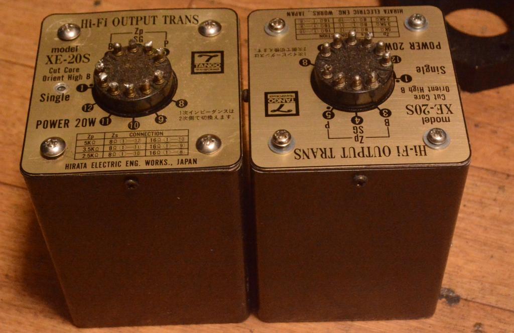 Pair Hirata Tango XE-20S output transformers same as X series for 300B, 2A3, PX-25 v..v..