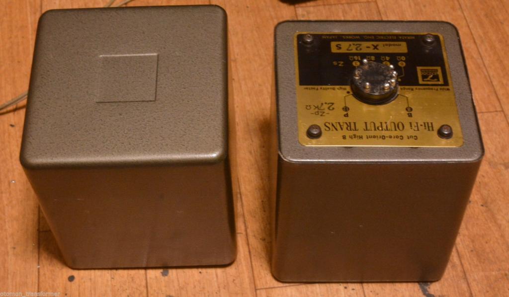 Used Pair Hirata Tango transformer X-2.7S for SE tube amp 300B, 2A3