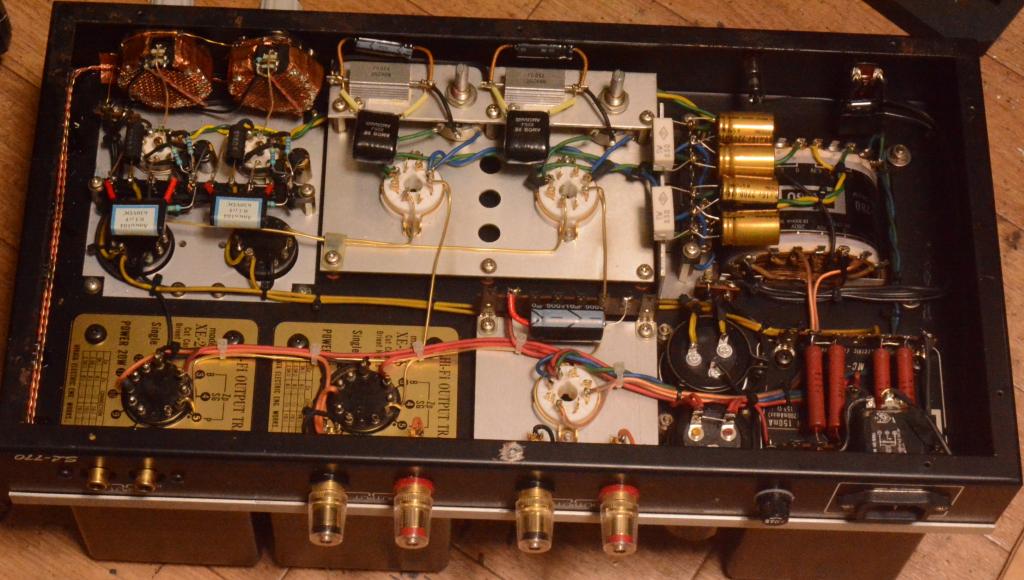 Sound Exprorer 6B4G SE stereo tube amplifier with All Hirata TANGO transformers