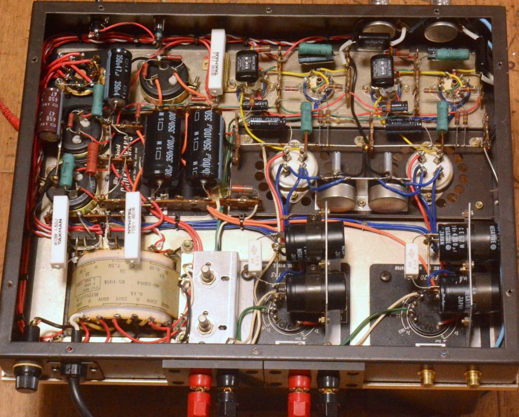 SANEI SA-590 VT-62 tube stereo SE ampliier * ALL Hirata TANGO transformers