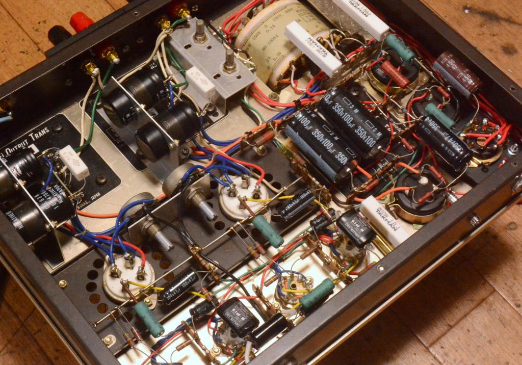 SANEI SA-590 VT-62 tube stereo SE ampliier * ALL Hirata TANGO transformers