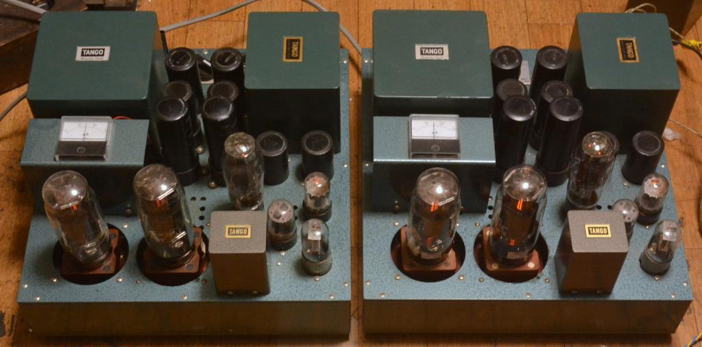 Para Single DET-25/DA-100 SE tube amplifier with all Hirata TANGO transformer, interstage NC-14