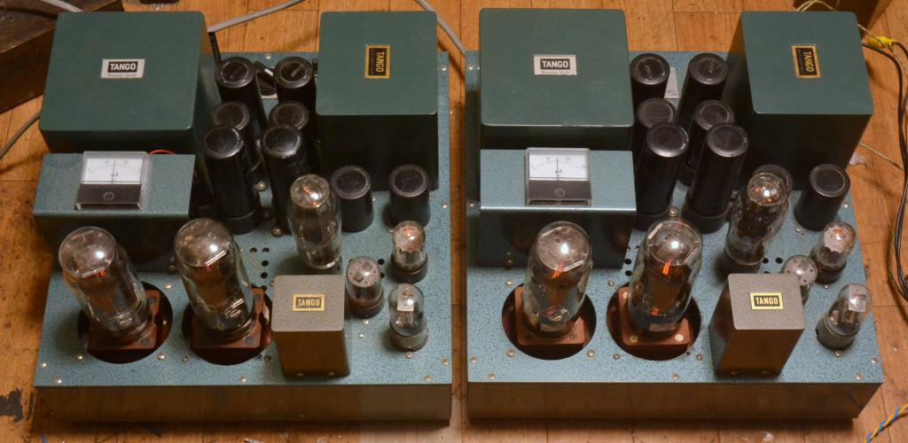 Para Single DET-25/DA-100 SE tube amplifier with all Hirata TANGO transformer, interstage NC-14