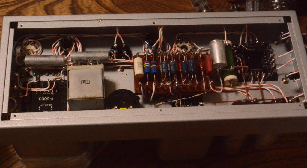 300B stereo tube amplifier class A1, AC direct heat 12W output