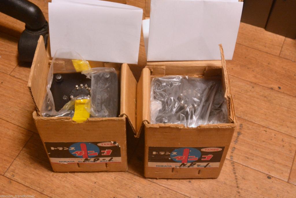 Pair of protptype HIRATA TANGO interstage transformer NP-1 for 211,845 * EX RARE