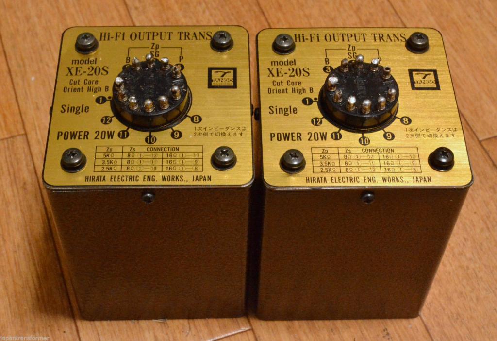 Pair of HIRATA Tango XE-20S OPT transformer using cut core same as X series
