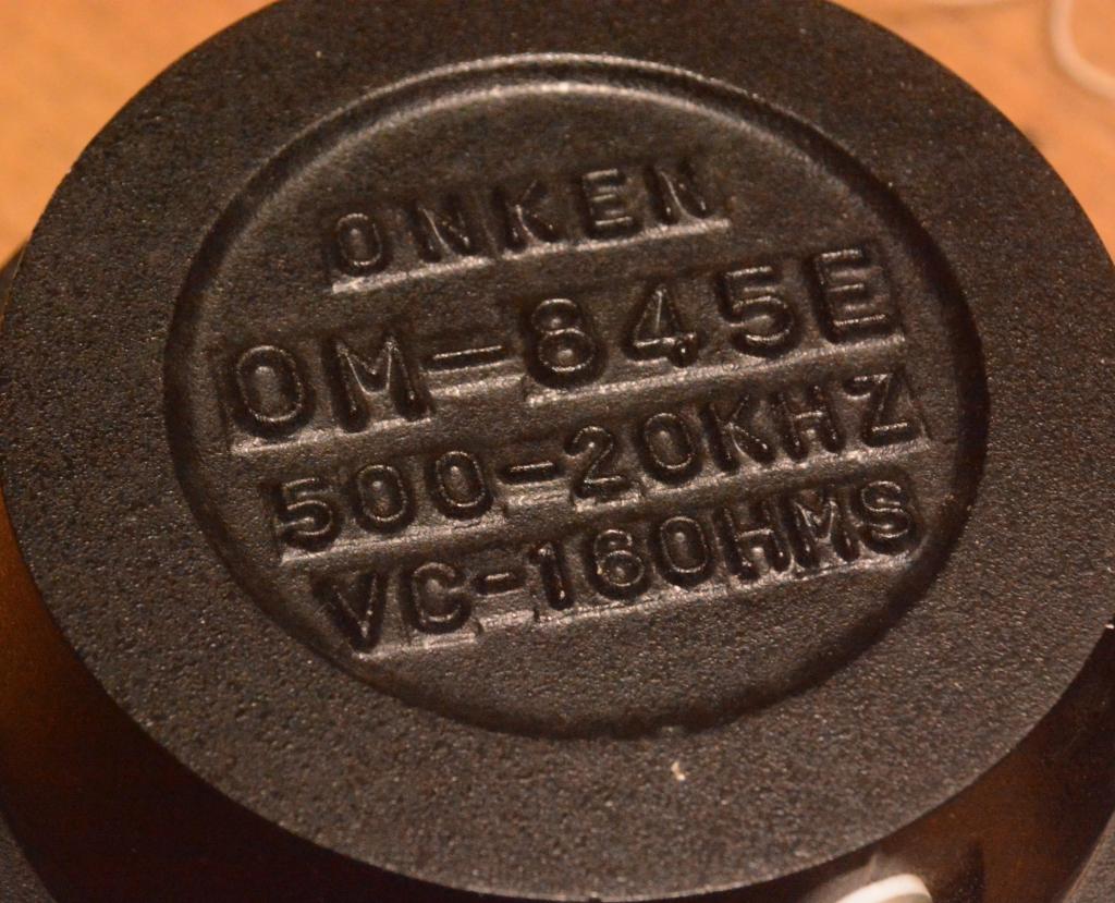 The Legend 60s' Early Onken unit OM-845SE with special order made Asagao horn * titan diaphragm