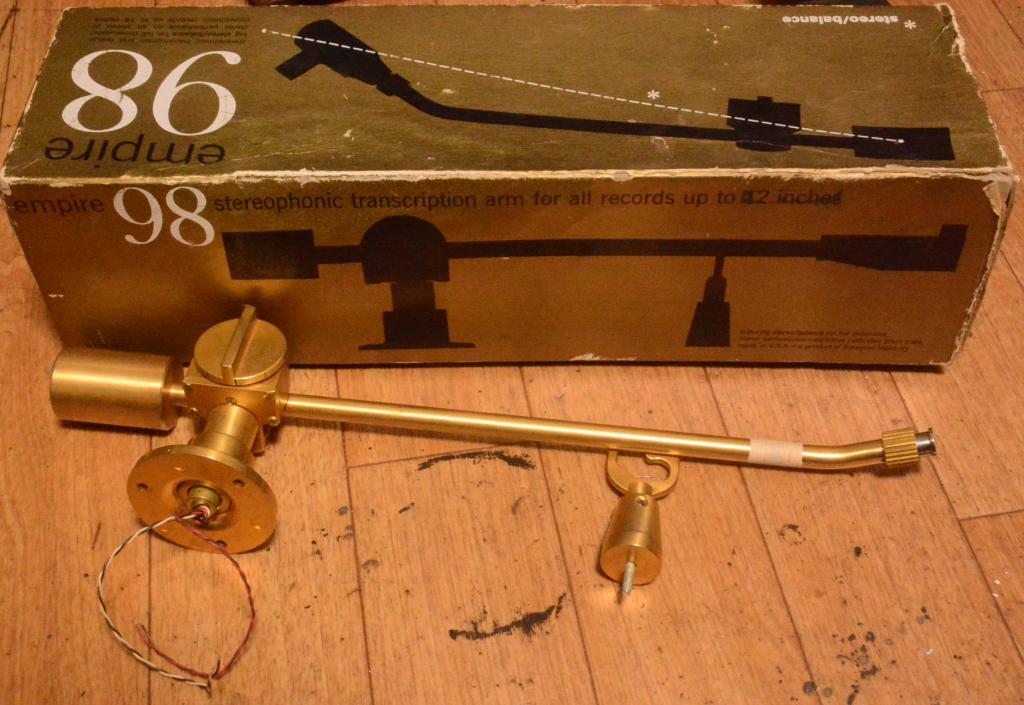 60s year America made Empire 98 type tonearm 12inches long similar to FR-66S