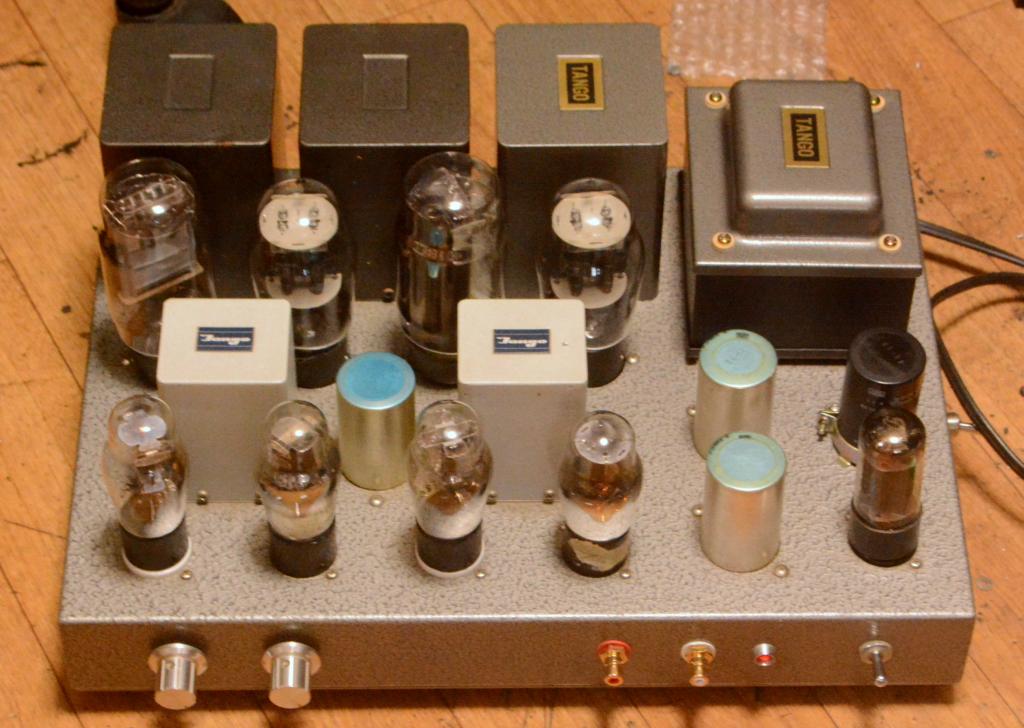 Morikawa 2A3/PX4 stereo tube amplifier with all Hirata TANGO transformer