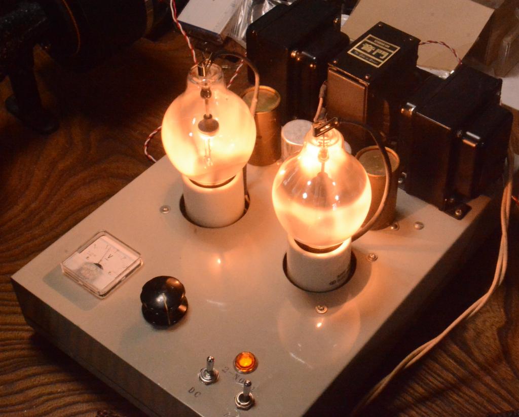 The Legend 70s' Early Maxonic horn and driver D51EX field coil with Tungar tube power supply