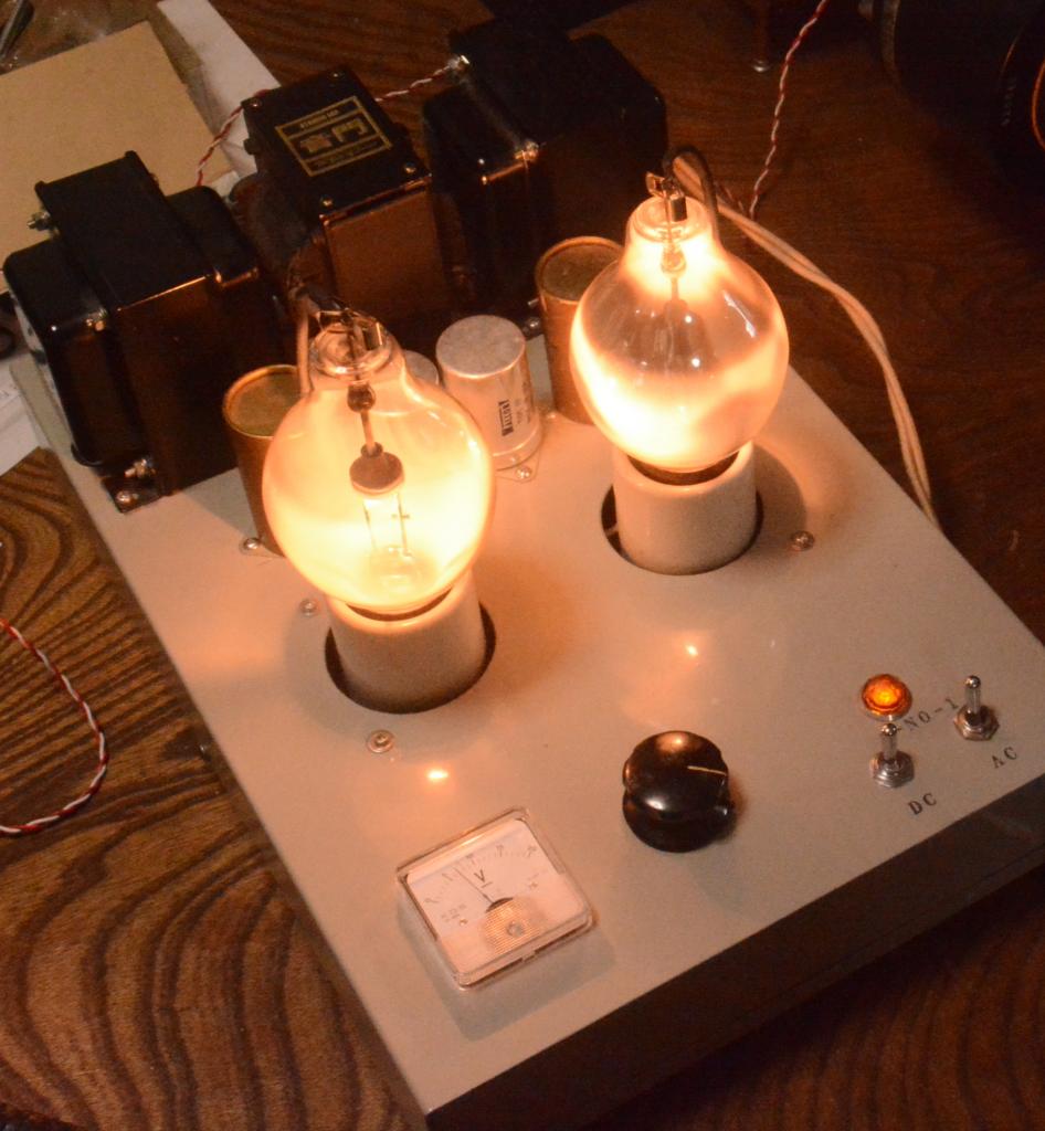 The Legend 70s' Early Maxonic horn and driver D51EX field coil with Tungar tube power supply