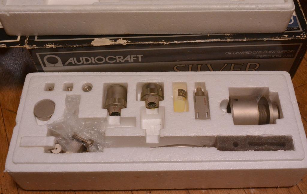 Audio Craft AC-3000MC SILVER LIMITED tonearm one pivot oil damped type