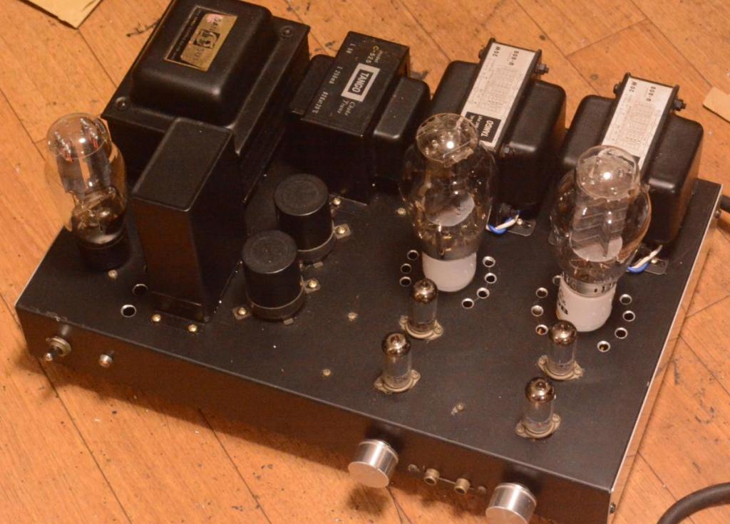 300B SE tube amplifier with Hirata TANGO transformers without tubes1