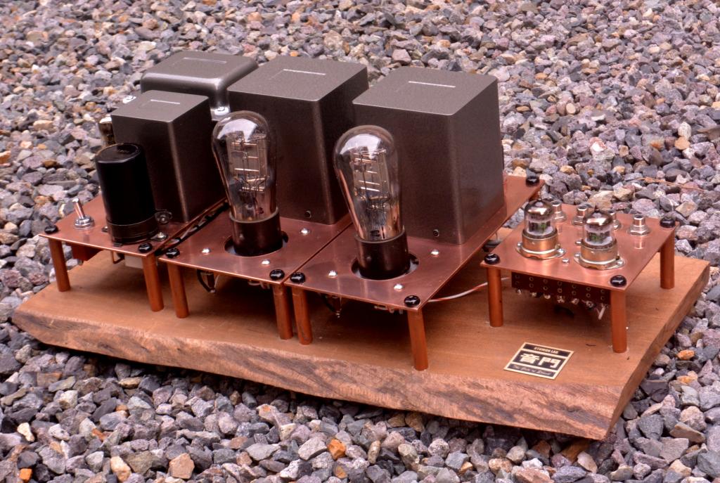 71A SE tube amplifier with wooden board, output 1W