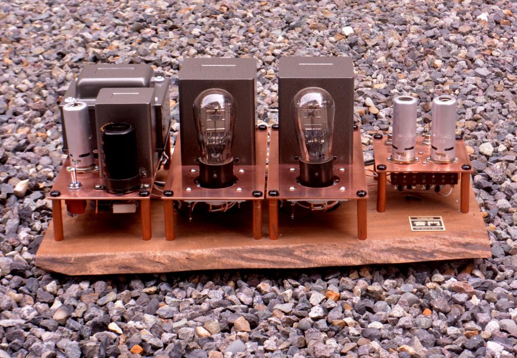 71A SE tube amplifier with wooden board, output 1W
