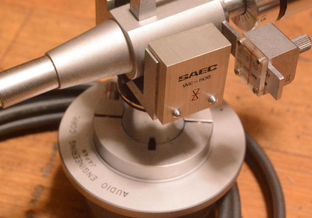 SAEC WE-506/30 12 inches long tonearm with cable, ULS-2X headshell and all parts * Perfect condition