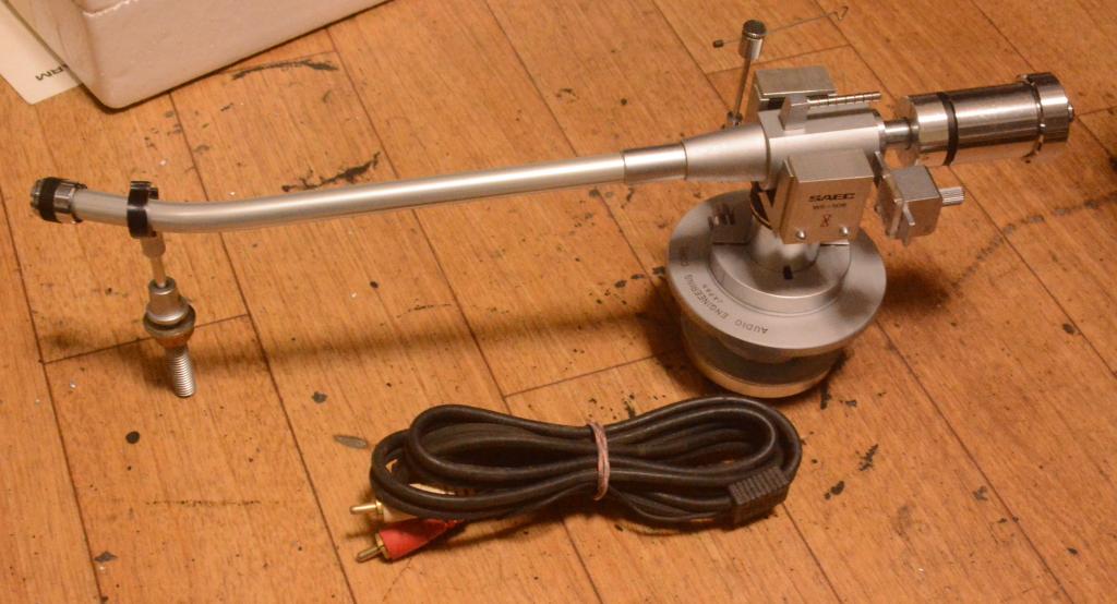 SAEC WE-506/30 12 inches long tonearm with cable * Perfect condition