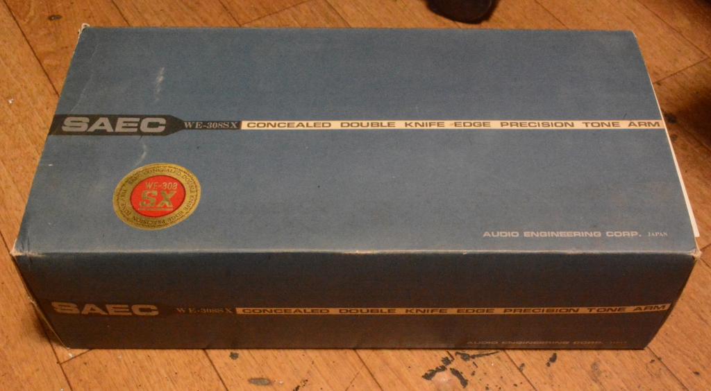 SAEC WE-308SX 9 inches tonearm with full set - AS-500E stabilizer * Mint condition