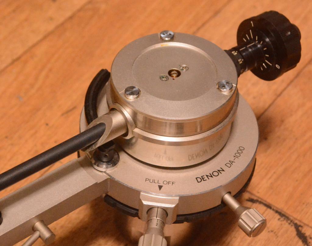 Denon DA-1000 long tonearm using for light compliance cartridge * Ex RARE