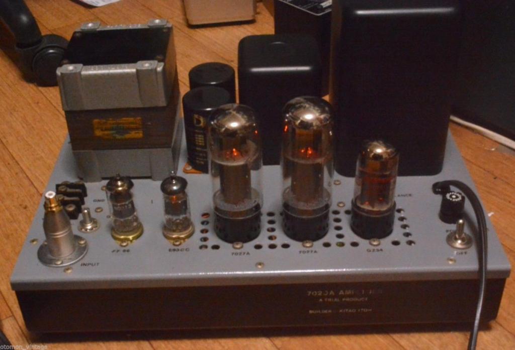Itoh Kitao 7027A tube power amplifier with Partridge transformer Limited only 2 sets made