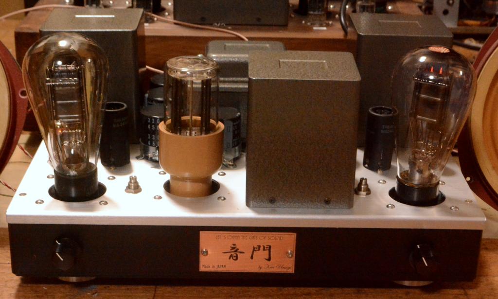 50/VT62/10Y tube SE stereo amplifier pure class A1, direct AC heat filament
