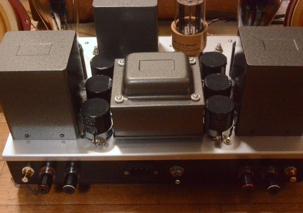 50/VT62/10Y tube SE stereo amplifier pure class A1, direct AC heat filament