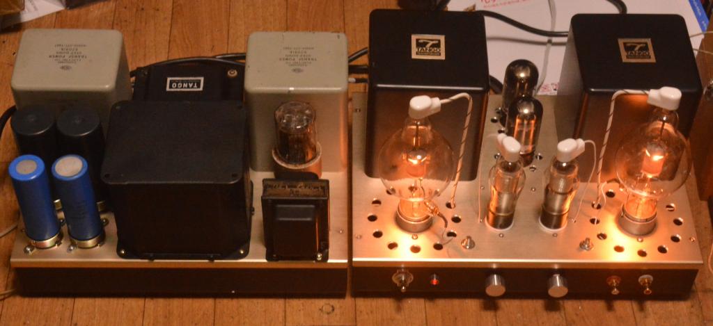 Valve World 100th stereo tube amplifier dynamic coupling schematic * special order TANGO trans