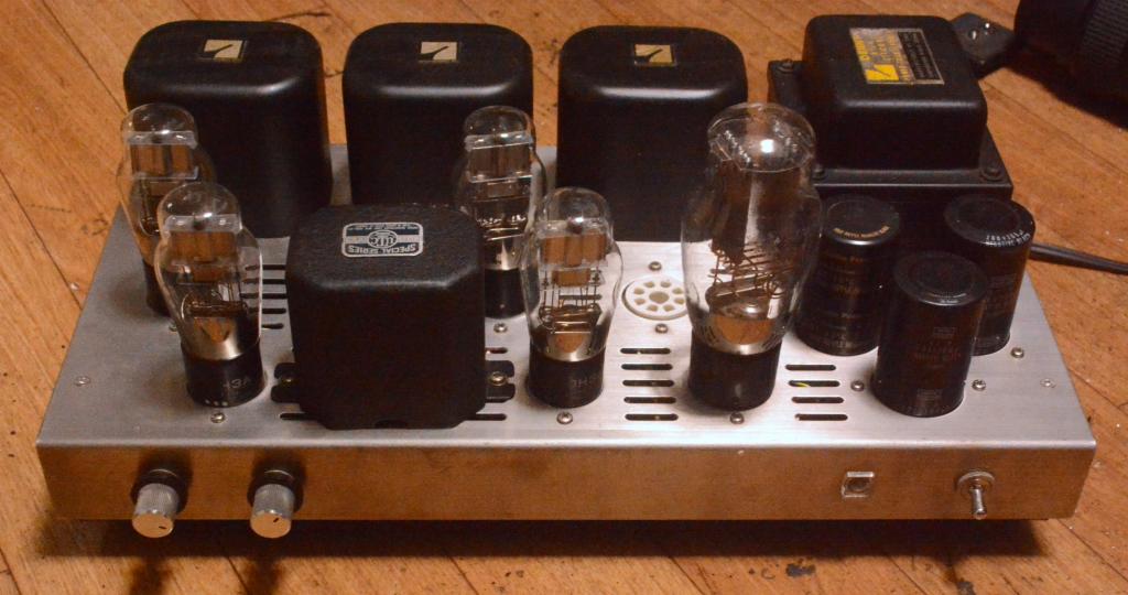 Morikawa 6B4G(2A3) stereo tube amplifier with all Luxman transformer