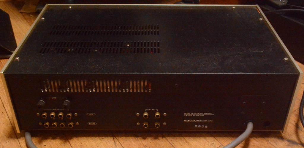 Mactone XX-101 tube phono stage amplifier with headamp separate