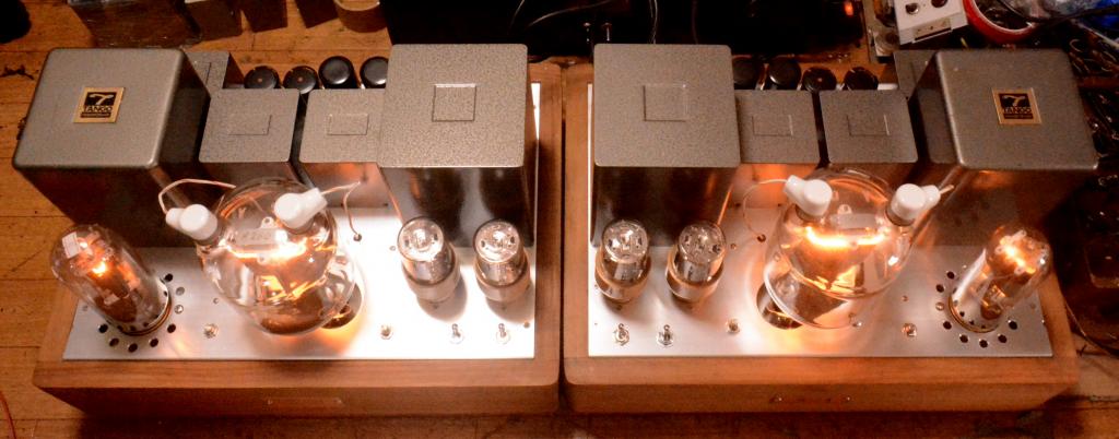 THE Zeus 833A tube amplifier monoblock x 2 * 211 drive * 60W