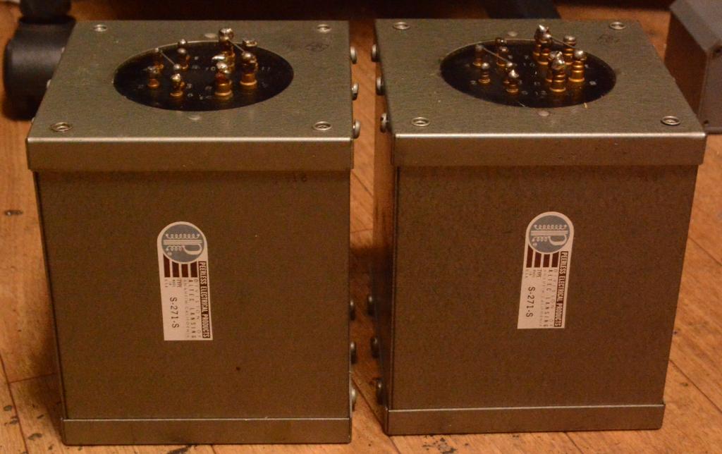 Extra RARE pair Peerless S-271-S output transformer for 300B, PX-25, PX4 ...