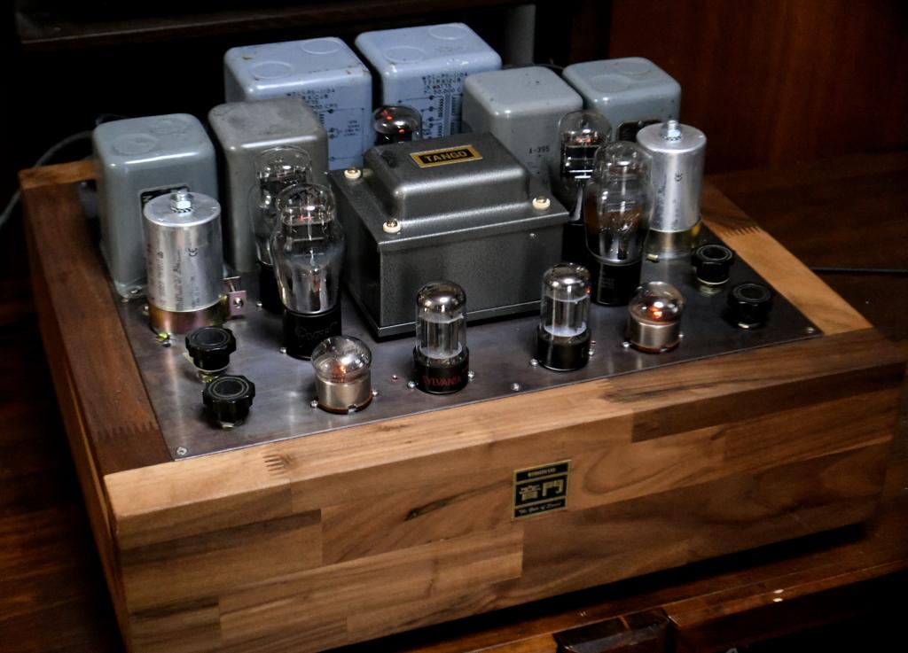 45 PP tube amplifier class A1 with early TRIAD output transformers