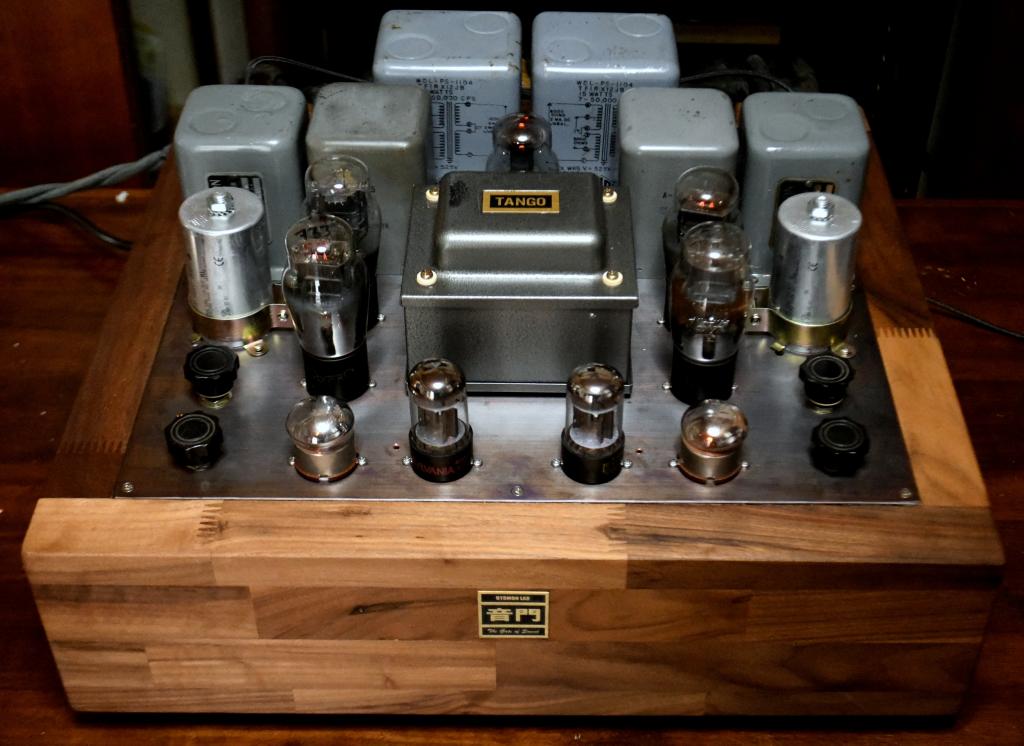 45 PP tube amplifier class A1 with early TRIAD output transformers