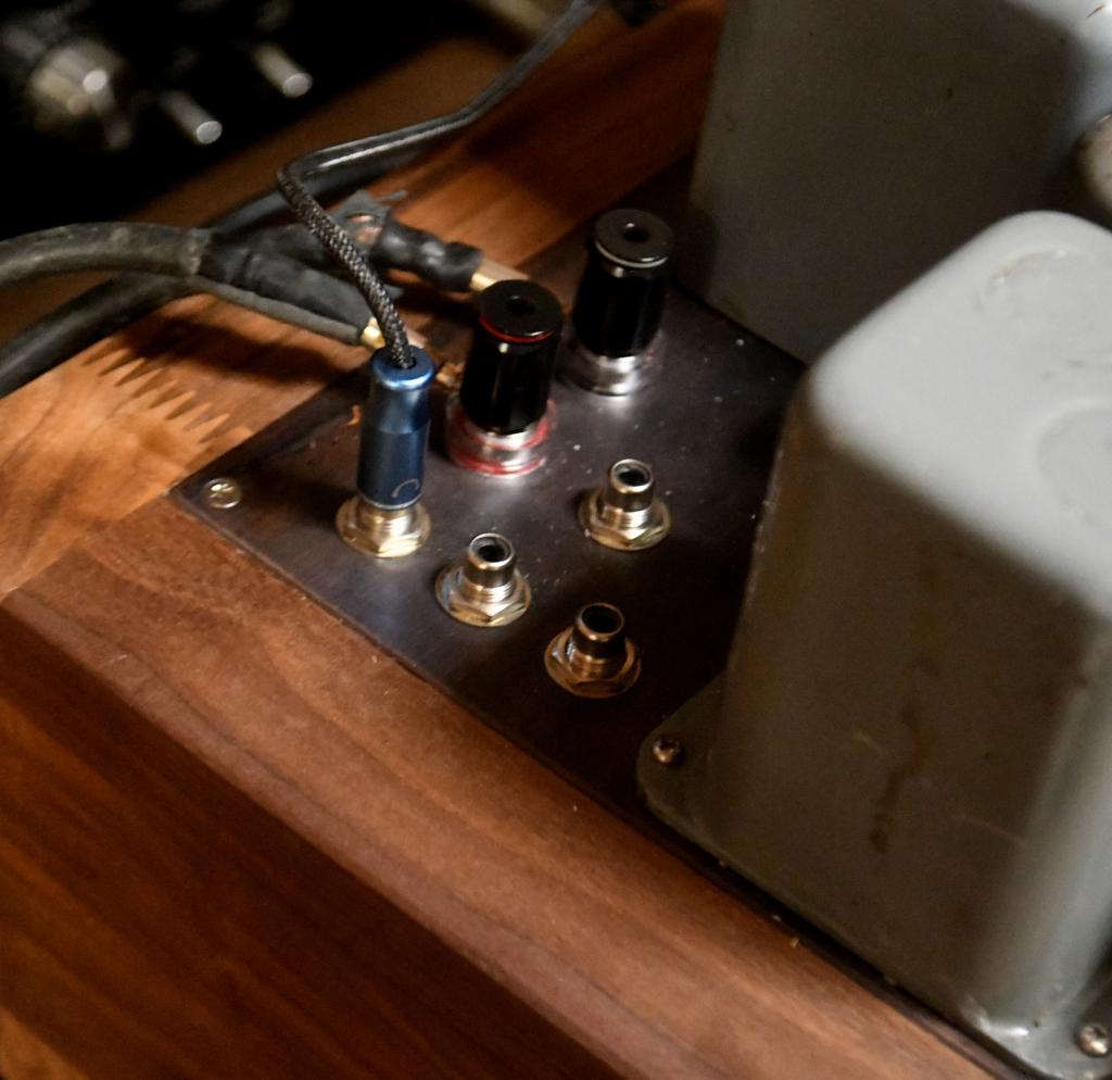 45 PP tube amplifier class A1 with early TRIAD output transformers