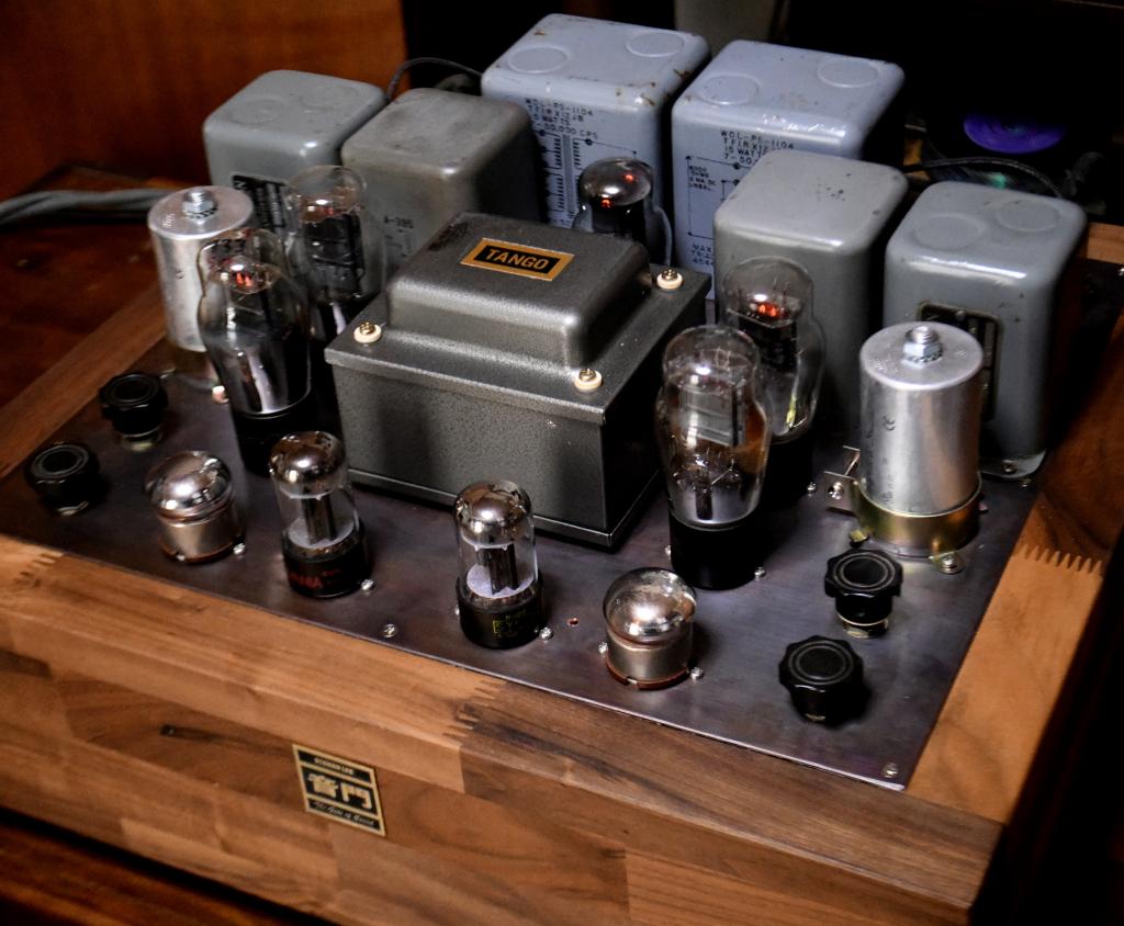 45 PP tube amplifier class A1 with early TRIAD output transformers