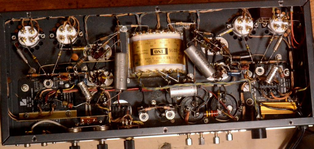 71A push pull tube amplifier on MQ-60 chassis