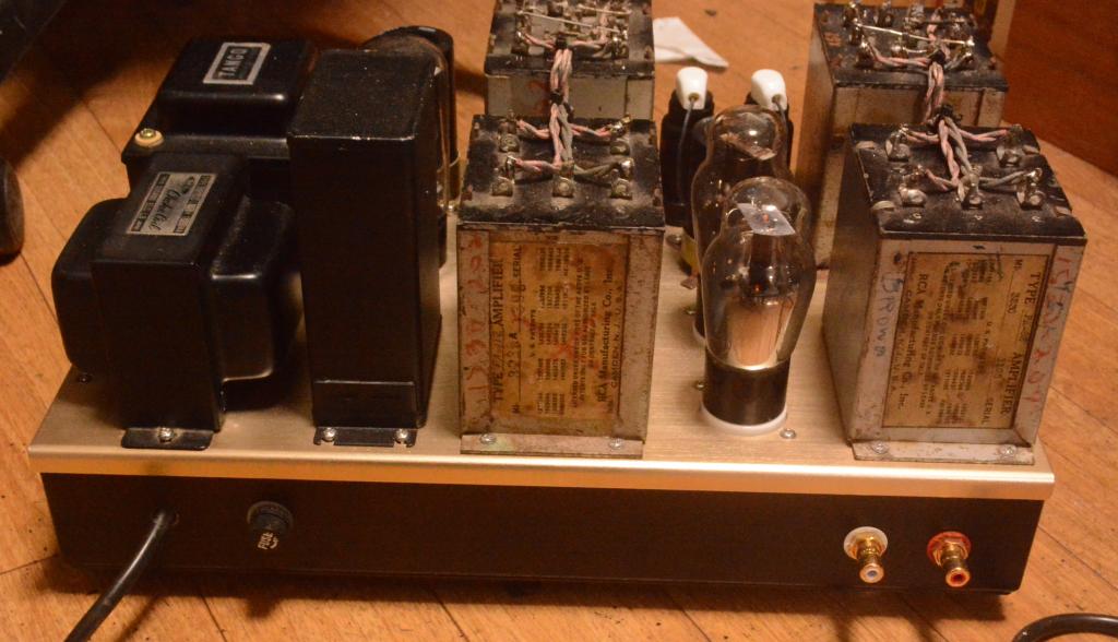 50s year RCA MI-3230 tube preamp with input, output transformer