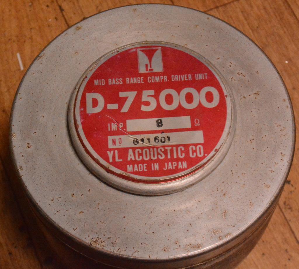 Pair YL Accoustic D-75000 for mid-low range * checked by ALE Acoustic 70-1000Hz * matching pair
