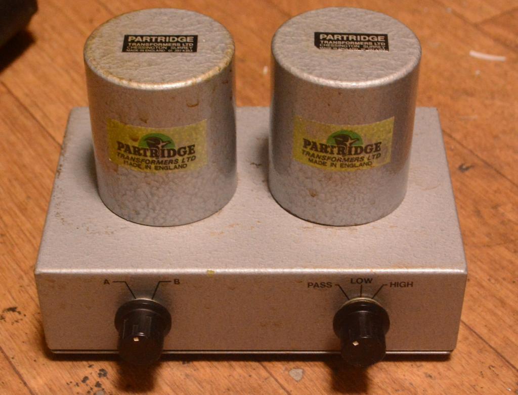 Ex RARE * Early Partridge step up transformer TH-7834 Mk2 for all cartridges.