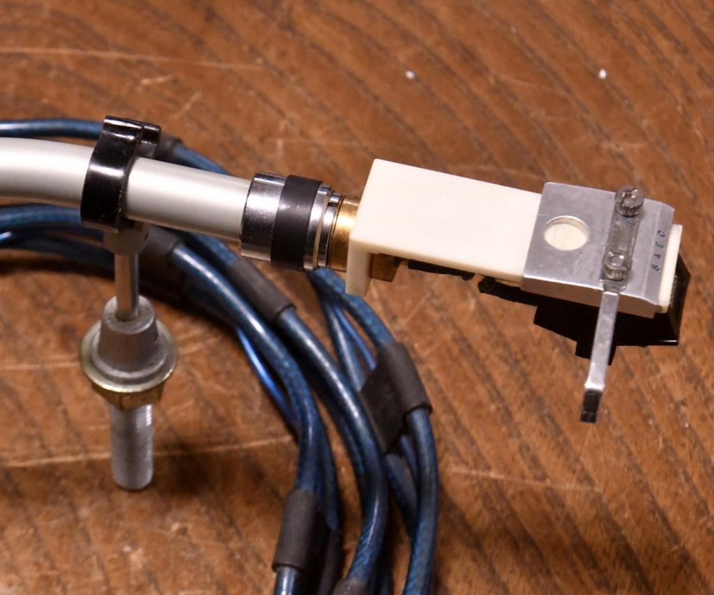 SAEC WE-506/30 12 inches long tonearm with headshell UL-3X, cable * VG condition